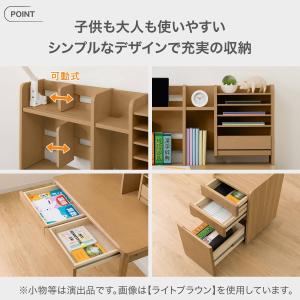 スタンダードデスク(メルシー01 LBR) ニトリの詳細画像4