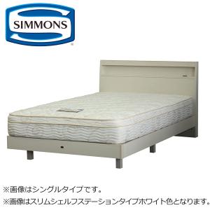 ニトリ ベッド ダブル フラップ扉式フロアベッドフレーム(D WH) ロー