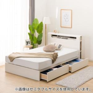 【ニトリ】収納付きクイーンベッド ＆ マットレス付き ニトリ ベッド 引出し収納付き クイーンベッドフレーム