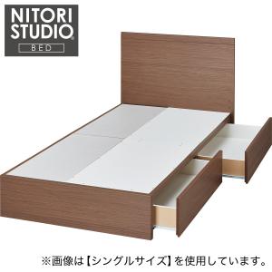 【naiya】ニトリ クイーン ベッドフレーム(キエンザ LBR ) naiya様専用】ニトリ クイーン ベッドフレーム(キエンザ LBR