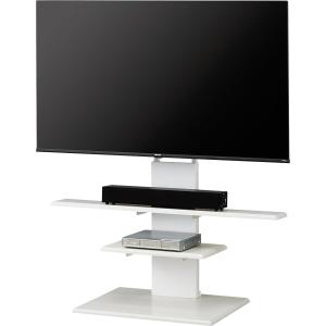 サウンドバー棚板付き壁寄せテレビスタンド(トエルL-WH/WW)  ニトリ