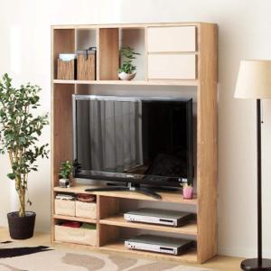 ニトリ（NITORI） 幅125 TVボード コネクト120-3セット LBR テレビ台