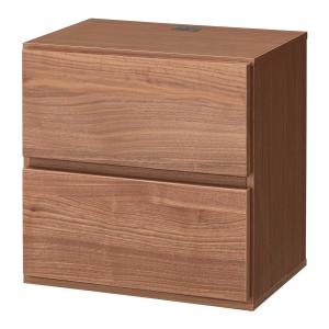 ニトリ 壁面ユニット(追加パーツコネクト 引出し3段 BOX LBR
