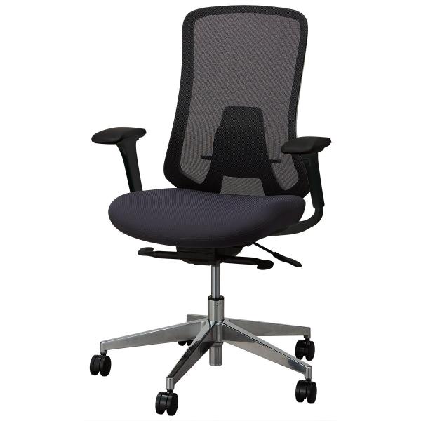 オフィスチェア(FEDO-GMB 肘付 DGY)ニトリ