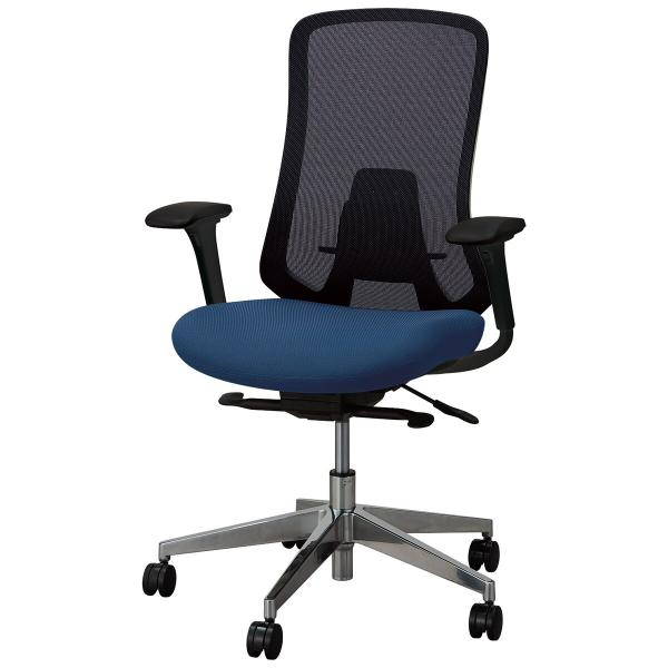 オフィスチェア ワークチェア デスクチェア(FEDO-GMB 肘付 BL)ニトリ