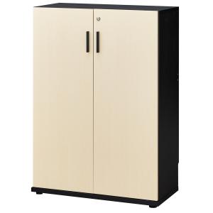 専用出品② ニトリキャビネット 塗り壁調モダンキャビネット (2枚扉 幅70cm OWH/BK) | ニトリ
