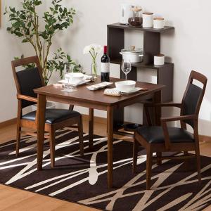 ニトリ（NITORI） 幅80cm ダイニングテーブル3点セット(ロレイン5H