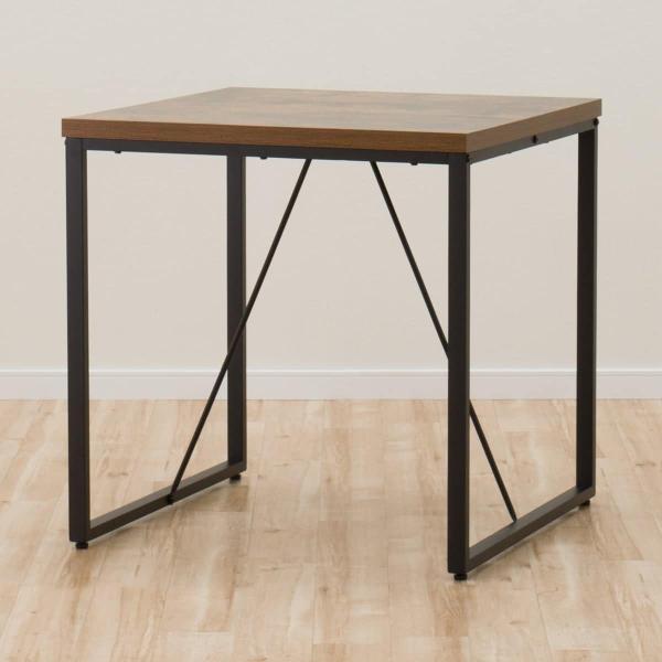 幅70cm ダイニングテーブル(ステイン70 MBR) 2人用 ニトリ