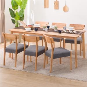 ニトリ（NITORI） 幅180 ダイニングテーブル7点セット（DTアルナス
