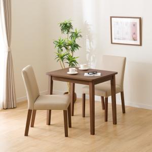 ニトリ（NITORI） 幅90 ダイニングテーブル(ダイナ 90 GY/BK) 2人用