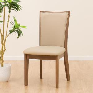 ニトリ ダイニングチェア(コネクト ヌノザ MBR/BE) 食卓椅子