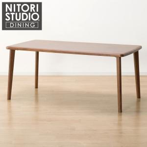 幅165cm ダイニングテーブル (NコレクションT-05 165 MBR) 4人 ニトリ｜nitori-net