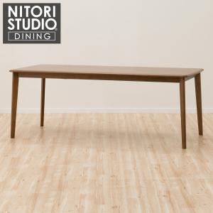 幅180cm ダイニングテーブル(Nコレクション T-01 180 MBR) 6人 8人 ニトリ｜ニトリ Yahoo!店