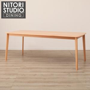 ニトリ 幅200 ダイニングテーブル(NコレクションT-06U 200MBR) 6