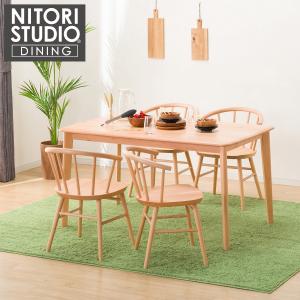 ニトリ ダイニング3点セット Nコレクション 楽天市場】ダイニングテーブル3点セット(Nコレクション T-12 90A /C-27