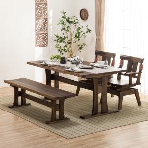 ニトリ（NITORI） 幅160cm ダイニングテーブル4点セット(DTヤマト4/DC