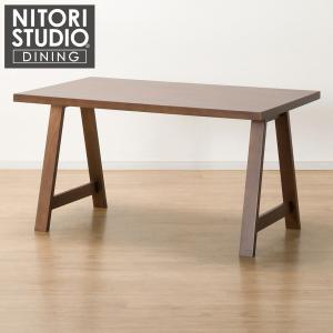 幅135cm ダイニングテーブル(Nコレクション T-06A 135 MBR) 4人 ニトリ｜ニトリ Yahoo!店