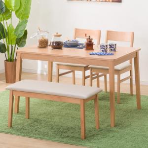 ニトリ　Nイーニーテーブル ニトリ（NITORI） ダイニングテーブル4点セット(SJ601N 4LEG 120 NA