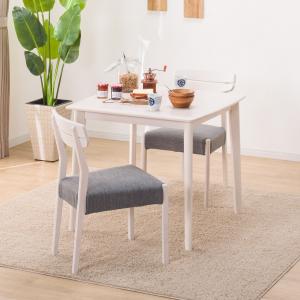 ダイニングテーブル (アルナス DF 80 WW) ホワイトウォッシュ ニトリ（NITORI） 幅80 ダイニングテーブル(アルナスDF 80 WW) 2人用