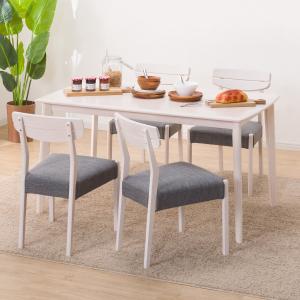 ニトリ 幅120 ダイニングテーブル5点セット（DTアルナスDF120LBR