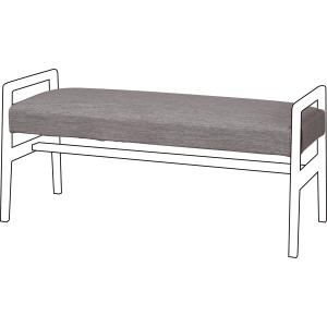 アルナス105専用 ベンチカバー(DF DRAV-GY) ニトリ