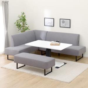 ニトリ（NITORI） リビングダイニングセット4点セット(LC004 135 LB/右