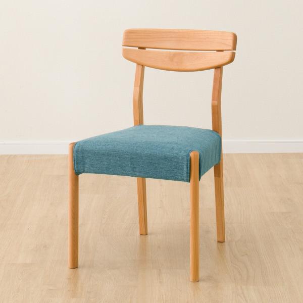 ダイニングチェア(アルナスDF LBR/DRAV-TBL) 食卓椅子 ニトリ