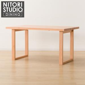 ニトリ（NITORI） 幅150cm ダイニングテーブル(Nコネクト150 MBR) 4人