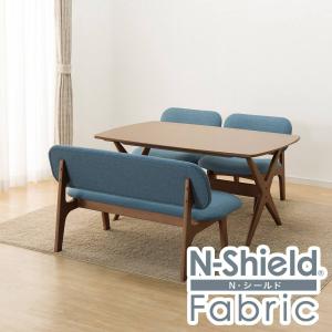 ニトリ ダイニングテーブル＆チェア4脚セット ダイニングテーブル4点セット(DTヤマト4/DCヤマト2両肘回転板座/ベンチ