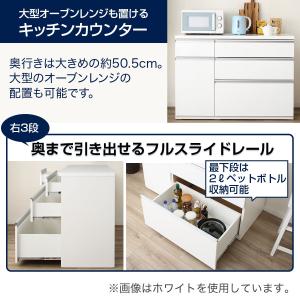 幅120 キッチンカウンター(キュリー2 12...の詳細画像1