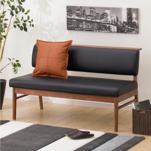 ニトリ（NITORI） 布張り2人掛けカウチソファ(GN222 左カウチ GY