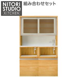 ニトリ（NITORI） キッチンボード(リガーレ100KBロータイプ WH