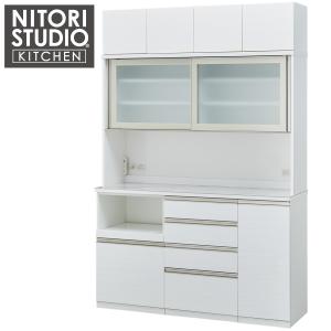 ニトリ キッチンボードリガーレセットWH(GH-160KB/D50-160WT/60J