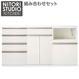 ニトリ キッチンカウンター(リガーレ180CT WH) キッチン収納 キッチン