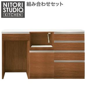 ニトリ（NITORI） キッチンカウンター(セラミック天板リガーレ120CT WH