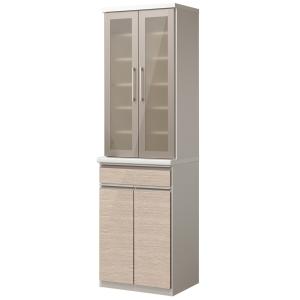 ニトリ（NITORI） 幅60cm キャビネット(リズバレーSLM1260B) 食器棚