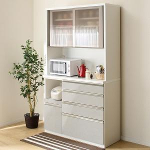 ※1/20まで※ ニトリ キッチンボード 食器棚 リガーレ 幅120cm ニトリ（NITORI） 幅120cm キッチンボード(リガーレ120KB WH) : ニトリ