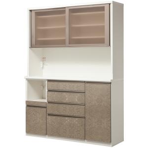 ニトリ（NITORI） 幅140cm キッチンボード(リガーレ140KB WH ハイ