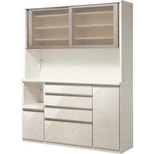 ニトリ（NITORI） 幅157cm 上置き(ラピス2BK157 ホワイトウッド H33