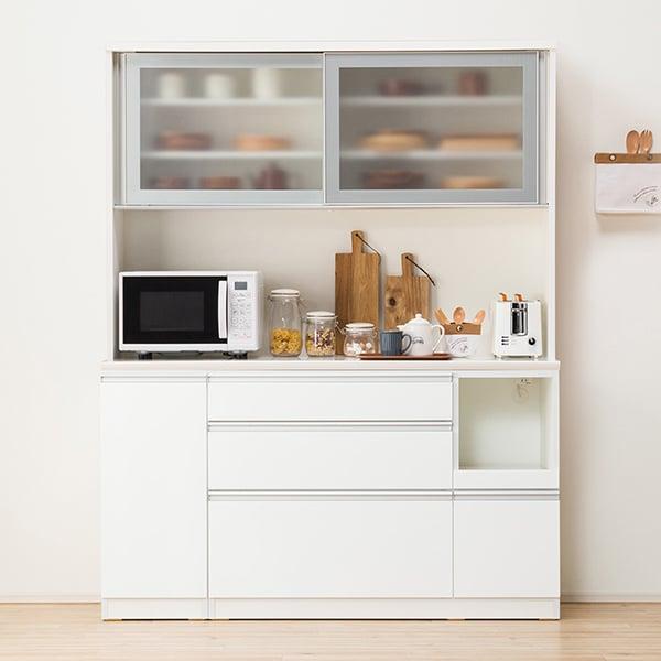 キッチンボード(レジューム 150AG-S WH/150QL-R WH) ニトリ