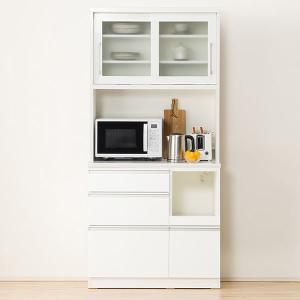 ニトリ（NITORI） 幅90 キッチンボード(レジューム 90TF-H WH/90TL-R