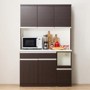 配送について追記あり▲ニトリ　リガーレ 120cm キッチンボード ニトリ 幅120cm キッチンボード（上置き・ダストワゴン付き