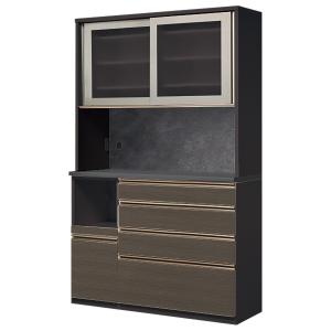 幅120cm キッチンボード(ラピス2BK120...の商品画像