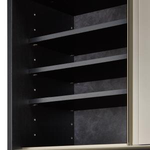 幅120cm キッチンボード(ラピス2BK12...の詳細画像2