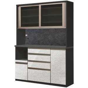 ニトリ（NITORI） 幅140cm キッチンボード(リガーレ140KB WH ハイ