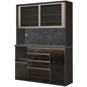 ニトリ（NITORI） 幅140cm キッチンボード(リガーレ140KB MBR ハイ