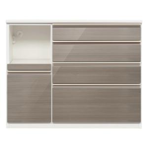 ニトリ（NITORI） キッチンカウンター(リガーレ120CT WH) キッチン収納