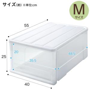 クローゼットケース セレスFD (M/高さ25...の詳細画像2