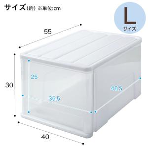 クローゼットケース セレスFD (L/高さ30...の詳細画像2