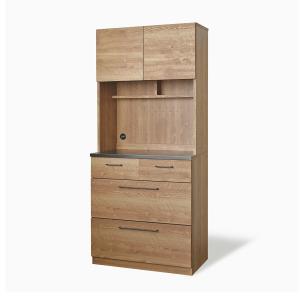 ニトリ　キッチンボード　リガーレ　100 木目調 ニトリ（NITORI） 幅100cm キッチンボード(リガーレ100KBロータイプ WH